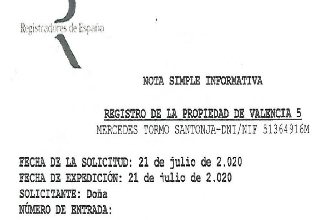 Нота симпле в Испании — что это? Nota Simple in Spain.